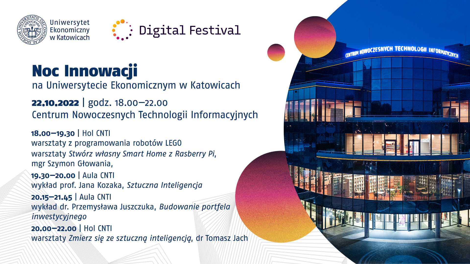 Noc Innowacji na Uniwersytecie Ekonomicznym w Katowicach