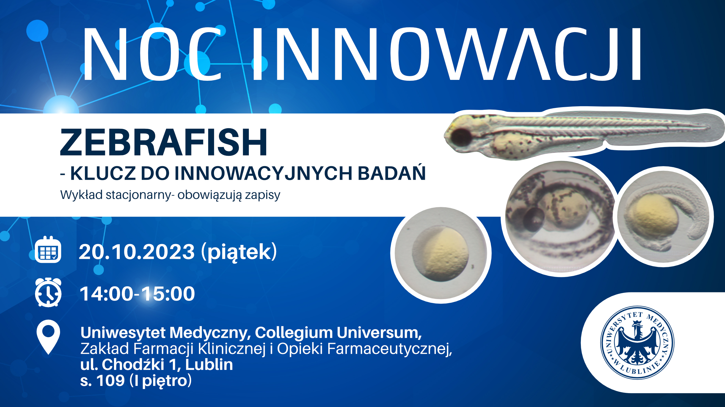 Zebrafish – klucz do innowacyjnych badań