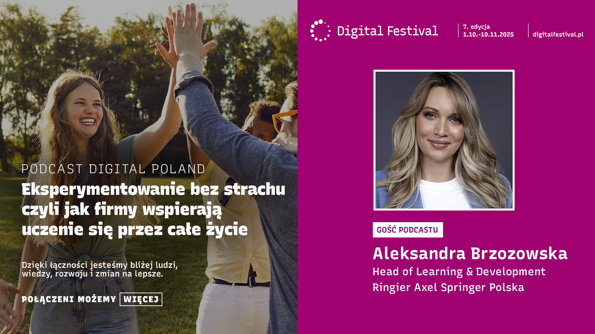 Rozmowa Digital Poland | Eksperymentowanie bez strachu czyli jak firmy wspierają uczenie się przez całe życie